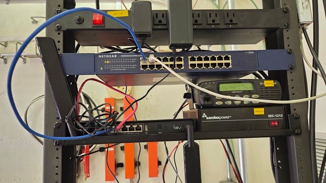 Power Strip, Switch, Link radio and HAP 
